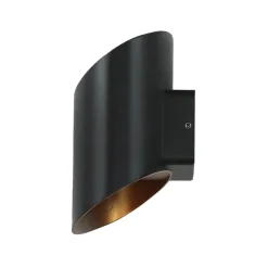 Nowodvorski LED Außenwandlampe Up Down in Gold Schwarz IP54 5W* Außenwandleuchten|Moderne Lampen