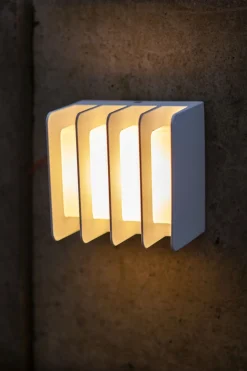 Eco-Light LED Außenwandlampe Weiß 3000 K IP54 dekorativ Modern* Metall Lampen|Led Außenleuchten