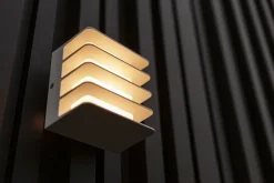 Eco-Light LED Außenwandlampe Weiß 3000 K IP54 dekorativ Modern* Metall Lampen|Led Außenleuchten