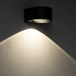 Nowodvorski LED Außenwandleuchte Aluminium Glas IP54 B:9,5 cm* Metall Lampen|Led Außenleuchten