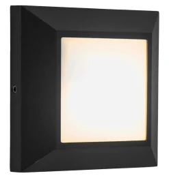 Hot Eco-Light LED Außenwandleuchte Aluminium IP54 4 W 3000 K Schwarz