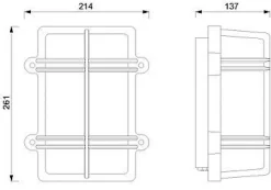 Laura Suardi LED Außenwandleuchte Chrom Maritim IP54 Eingang* Außenleuchten Antik|Außenleuchten Messing