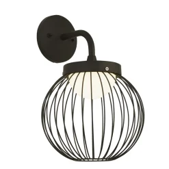 Searchlight LED Außenwandleuchte IP44 Schwarz Weiß 3000 K 1460 lm* Metall Lampen|Kugellampen