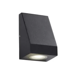 Searchlight LED Außenwandleuchte IP44 Schwarz 4000 K 205 lm Alu* Metall Lampen|Led Außenleuchten