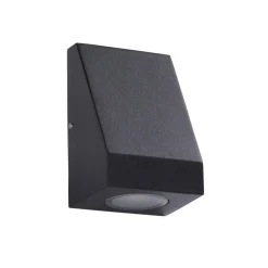 Searchlight LED Außenwandleuchte IP44 Schwarz 4000 K 205 lm Alu* Metall Lampen|Led Außenleuchten