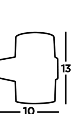 Searchlight LED Außenwandleuchte IP44 Schwarz Weiß 3000 K Up Down