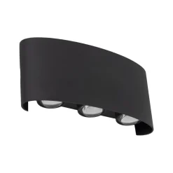 TK Lighting LED Außenwandleuchte Up Down IP54 H:8 cm 480 lm 3000 K* Metall Lampen|Feuchtraumleuchten