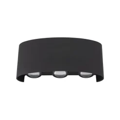 TK Lighting LED Außenwandleuchte Up Down IP54 H:8 cm 480 lm 3000 K* Metall Lampen|Feuchtraumleuchten