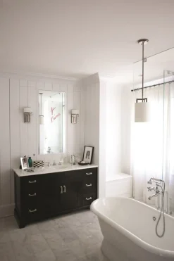 Elstead LED Badezimmer Lampe in Chrom blendarm IP44 CHINO