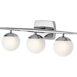 Hot Elstead LED Badezimmer Lampe VERDE IP44 in Chrom Weiß