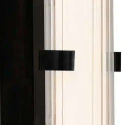 Searchlight LED Badezimmerleuchte Wand 63 cm IP44 Glas Metall 3000 K* Glaslampen|Jugendstil Lampen