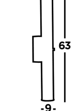 Searchlight LED Badezimmerleuchte Wand 63 cm IP44 Glas Metall 3000 K* Glaslampen|Jugendstil Lampen