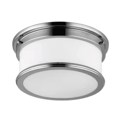 Elstead LED Badlampe Decke IP44 rund blendarmes Glas Ø32cm* Wohnzimmerlampen|Glaslampen