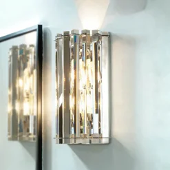 Elstead LED Badlampe Kristall Glas IP44 modernes Design* Kristalllampen|Designerlampen