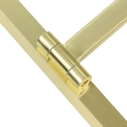 Discount Searchlight LED Bilderleuchte mit Schalter in Messing 3000 K B: 39 cm