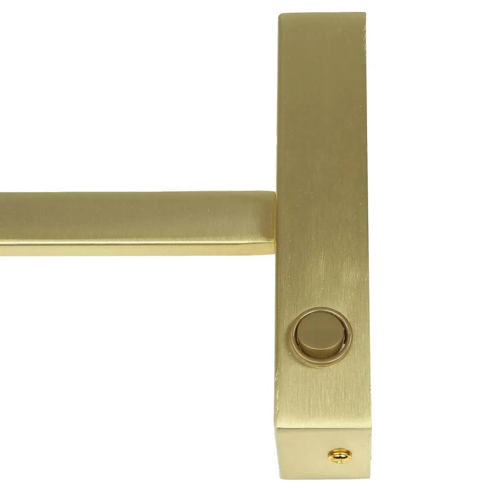 Discount Searchlight LED Bilderleuchte mit Schalter in Messing 3000 K B: 39 cm