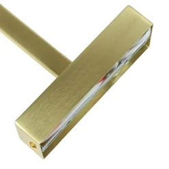 Discount Searchlight LED Bilderleuchte mit Schalter in Messing 3000 K B: 39 cm