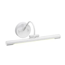 Clearance Elstead LED Bilderleuchte Weiß GAMBAR verstellbarer Arm