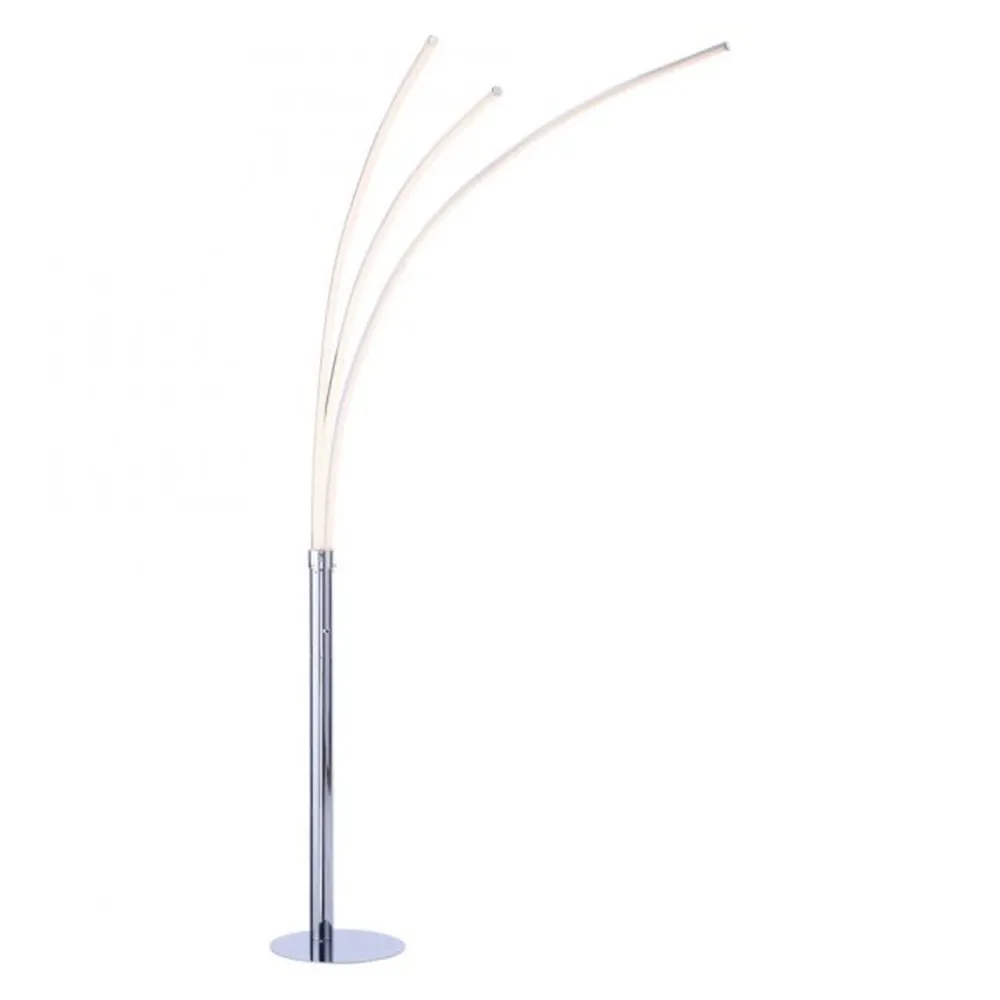 Sale Just Light LED Bogenleuchte in Chrom Metall 6 W 733 lm 215 cm XXL