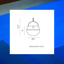Newgarden LED Campingleuchte Akku Haken Magnet Ø 11 cm Dimmer Farbwechsel* Leuchtmittel|Kabellose Und Akku-Leuchten