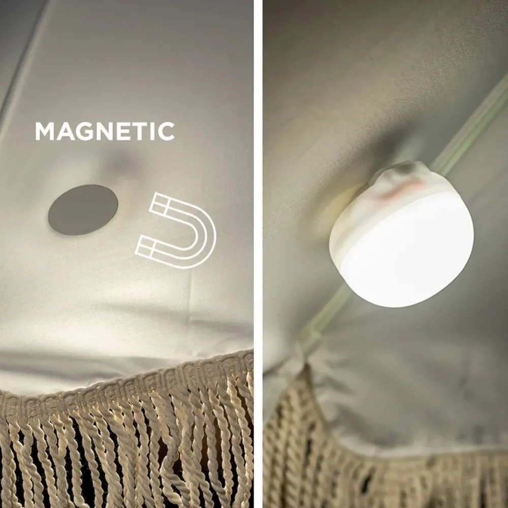 Newgarden LED Campingleuchte 3er Set Akku Haken Magnet dimmbar IP54 CHERRY* Leuchtmittel|Dekolampen Außen