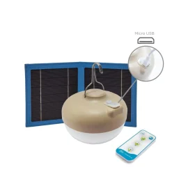 Newgarden LED Campingleuchte Solar USB Akku Haken Magnet dimmbar IP54 CHERRY* Leuchtmittel|Solarleuchten