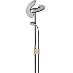 Searchlight LED Deckenfluter Dimmbar 210 cm hoch Lesearm Schwarz