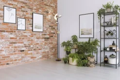 Searchlight LED Deckenfluter Dimmbar 210 cm hoch Lesearm Schwarz