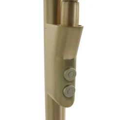 Clearance Steinhauer LED Deckenfluter mit Lesearm in Messing 185 cm dimmbar