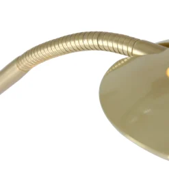 Clearance Steinhauer LED Deckenfluter mit Lesearm in Messing 185 cm dimmbar