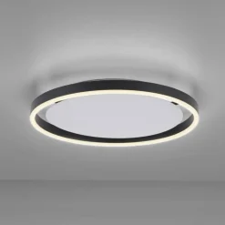 Just Light LED Deckenlampe Anthrazit Metall Ø39,3 cm 20 W dimmbar* Deckenleuchten|Flurlampen