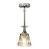 Outlet Elstead LED Deckenlampe Bad IP44 verstellbar Riffelglas VARINHA