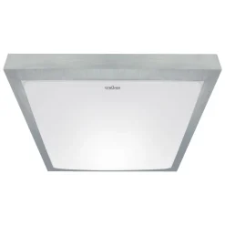 Strühm LED Deckenlampe Badezimmer B: 37 cm IP44 4000 K Silber Weiß* Deckenleuchten|Led Lampen