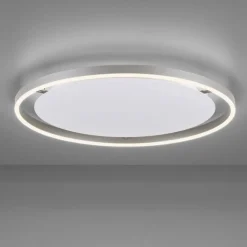 Just Light LED Deckenlampe dimmbar Aluminium Ø58,5 cm 3650 lm 28 W* Deckenleuchten|Flurlampen