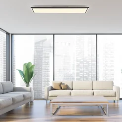 Just Light LED Deckenlampe Fernbedienung 5900 lm 120 cm dimmbar* Flurlampen|Bürolampen