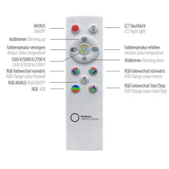 Clearance Just Light LED Deckenlampe Fernbedienung Tiefenwirkung 2700-5000 K