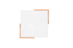 Trio Reality LED Deckenlampe Holz 3000 K B:31,5 cm Weiß Natur eckig* Flurlampen|Bürolampen