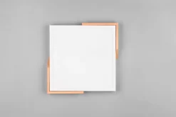 Trio Reality LED Deckenlampe Holz 3000 K B:31,5 cm Weiß Natur eckig* Flurlampen|Bürolampen