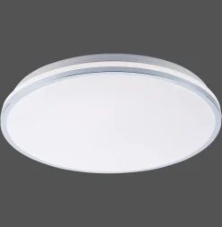 Sale Just Light LED Deckenlampe in Chrom IP44 Ø49 cm 2500 lm blendarm