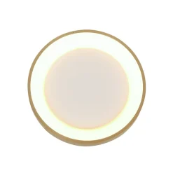 Hot Steinhauer LED Deckenlampe in Gold Weiß Ø28 cm 2700 K wohnlich