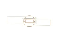 Trio Reality LED Deckenlampe in Nickel Dimmer Fernbedienung 4500 lm* Flurlampen|Bürolampen