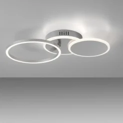 New Just Light LED Deckenlampe in Stahl Metall warmweiß 26 W beweglich