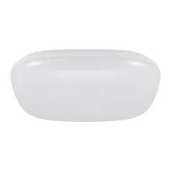 Best Strühm LED Deckenlampe IP65 Weiß 28 cm breit außen Feuchtraum