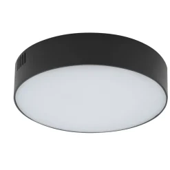 Discount Nowodvorski LED Deckenlampe klein Ø 16 cm rund Schwarz 3000 K 1600 lm