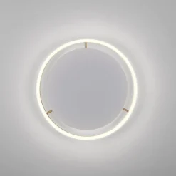 New Just Light LED Deckenlampe Metall Ø39,3 cm 20 W dimmbar in Messing