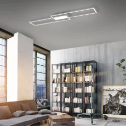 Just Light LED Deckenlampe Metall 2700-5000 K L:109 cm dimmbar* Wohnzimmerlampen|Metall Lampen