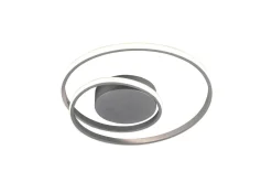 Trio Reality LED Deckenlampe Metall in Titan 2500 lm B:39 cm Spirale* Flurlampen|Bürolampen