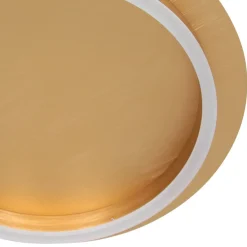 Hot Steinhauer LED Deckenlampe Metall Kunststoff in Gold B:32 cm Ring