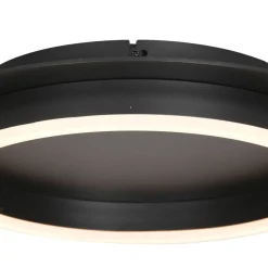 Steinhauer LED Deckenlampe Metall Kunststoff Schwarz 20 W 2700 K* Deckenleuchten|Led Lampen