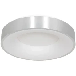 New Steinhauer LED Deckenlampe Metall Kunststoff in Silber Weiß 2700 K